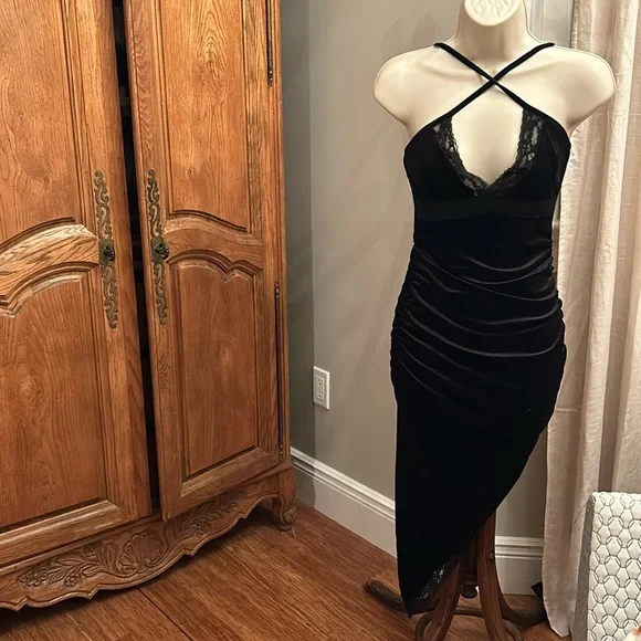 chinese dress ladies Tight Mini Party Dress with Sheer Corset